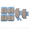 Front Rear Brake Pads For Yamaha Kodiak YFM 400