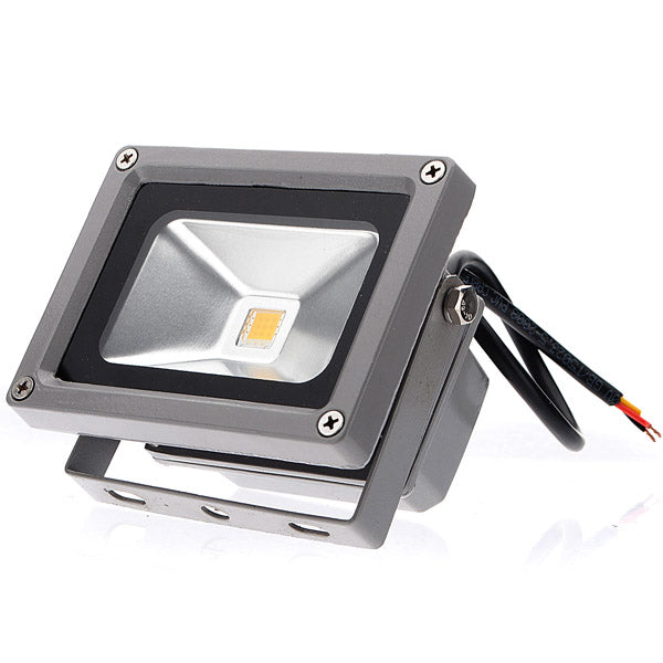 10W Warm White LED Flood Light lamp Garden Black DC 12V