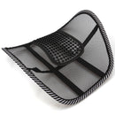 Car Seat Chair Massage Back Lumbar Support Mesh Ventilate Cushion Pad