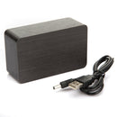 LED Wooden Wood Desktop AAA Digital Alarm Clock Night Light