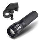 Q5 240Lumens 3Modes Outdooors Bicycle LED Flashlight+ Mount For 18650/AAA
