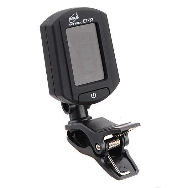 ENO ET-33 Digital Electronics Mini Clip On Guitar Bass Violin Tuner