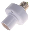 E27 Wireless Remote Control Lamp Holders Set White