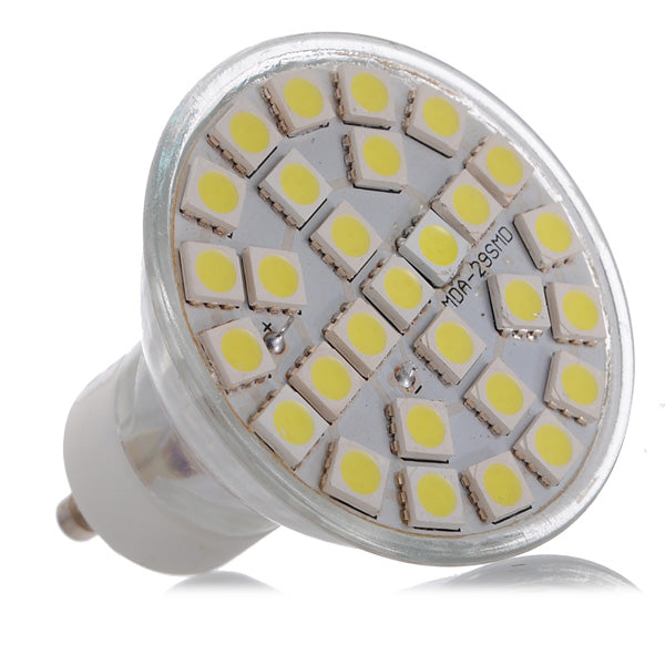 GU10 5W 29 SMD 5050 White LED Spotlightt Lamp Bulb AC 220V