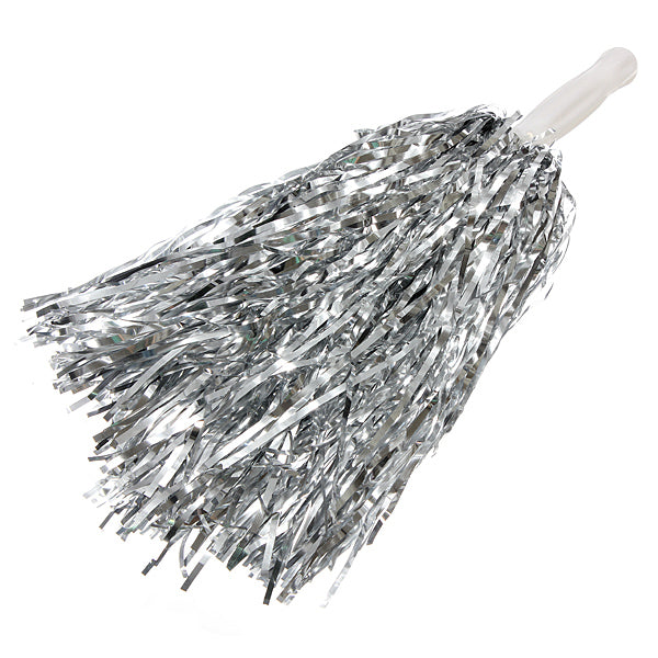 Metallic Cheerleader Poms Dance Party Welcome Costume Streamer