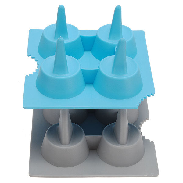 Silicone Shark Fin Ice Tray Cube Freeze Maker Chocolate Mold Mold
