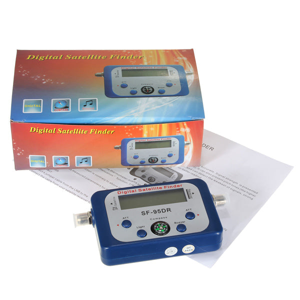SF-95DR Digital Satellite Signal Meter Finder Network Directv