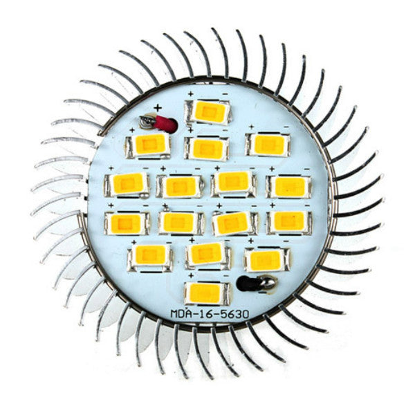 10X GU10 6.4W 16 SMD 5630 LED Warm White Spot Bulb 85-265V