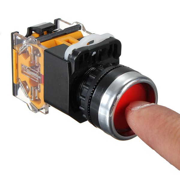 660V 10A NO NC Push Button Self-locking Press Emergency Stop Switch