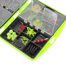 ZANLURE Assorted Fishing Tackle Hooks Swivels Fishing Accessories 1 Set