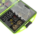 ZANLURE Assorted Fishing Tackle Hooks Swivels Fishing Accessories 1 Set