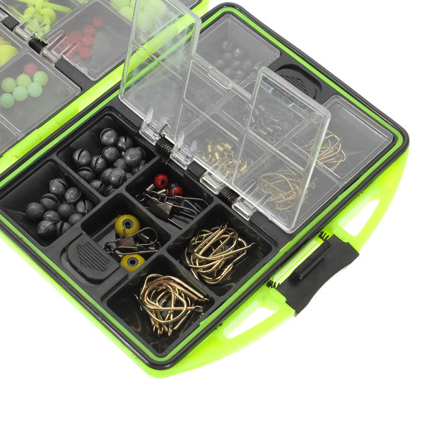 ZANLURE Assorted Fishing Tackle Hooks Swivels Fishing Accessories 1 Set
