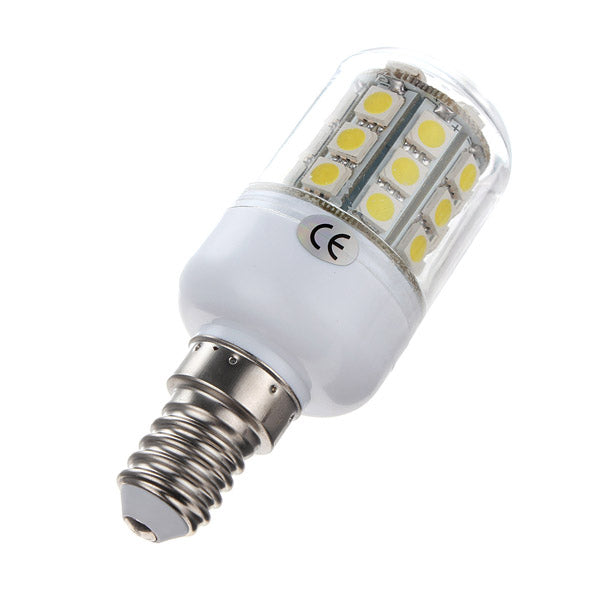 E14 5050 SMD 30 LED 3.2W Warm White 3500K Corn Bulb With Cover 220V