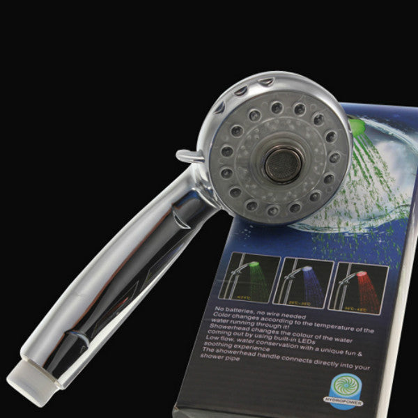 Magic Automatic 7 Color Water LED  Lights Shower Head