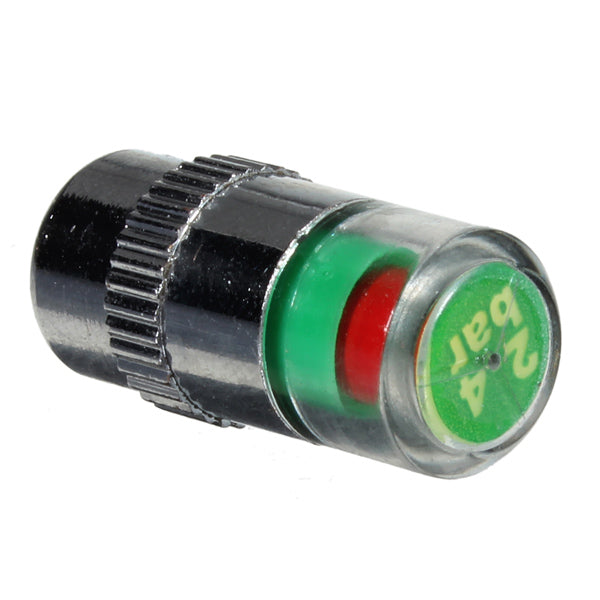 4 Tires Pressure Monitor Indicator Valve Stem Cap Sensor Eye Alert