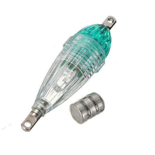LED Mini Fishing Squid Bait Lure Light Blue Flashing