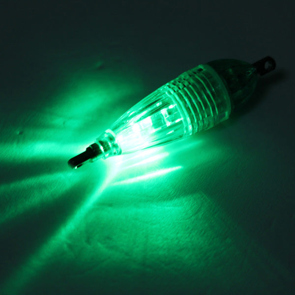 LED Mini Fishing Squid Bait Lure Light Blue Flashing