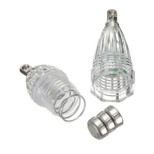 LED Mini Fishing Squid Bait Lure Light Blue Flashing