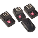 DSLRKIT PT-16 16 Channels Wireless/Radio Flash Trigger 3 Receivers