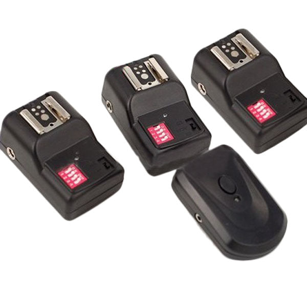 DSLRKIT PT-16 16 Channels Wireless/Radio Flash Trigger 3 Receivers