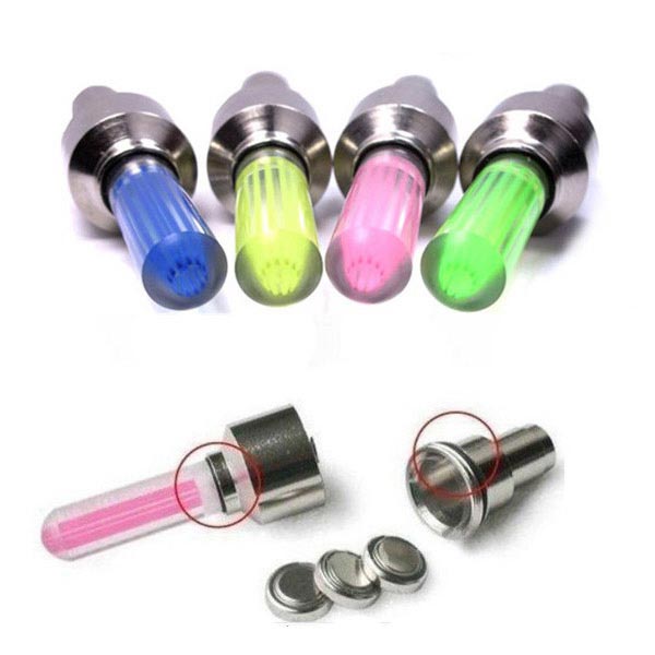 5x Bike Bicycle LED Wheel Lights Valve Lamp Valve Core Light