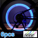 6x Bike Bicycle LED Wheel Lights Valve Lamp Valve Core Light