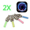 2x Bike Bicycle LED Wheel Lights Valve Lamp Valve Core Light