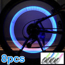 8pcs Bike Bicycle LED Wheel Lights Valve Lamp Valve Core Light