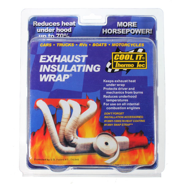 Fiber Glass Exhaust Insulator Tape High Heat Header Pipe Turbo Wrap