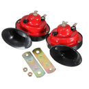 Loud 12V Two Air Horn Snail Set for Cars Bikes Vans Boats 120db