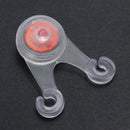 Bike Bicycle Cushion Soft Silicone Spoke Light LED Taillight 4 Colors