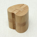 Heart Style YX827 Wooden Brain Teaser Puzzle Game Toy