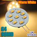 G4 3W LED 9 SMD 5630 Car Warm White Light Bulb Lamp DC 12V