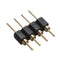10X 4pin Male Connector For RGB 5050/3528 LED Strip Light Connect