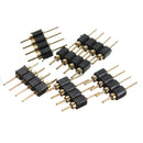 10X 4pin Male Connector For RGB 5050/3528 LED Strip Light Connect