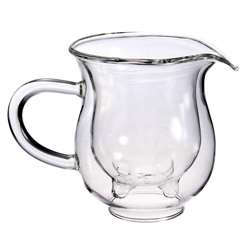 Creative Cup Double Glass Microwaveable Heat Milk Cup