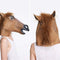 Creepy Horse Head Latex Mask Face Rubber Mask for Halloween Festival