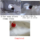 Plastic Snap Fastener Installation Tools Hand Pressure Pliers