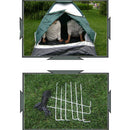 Outdoor 2 Persons Double Camping Tent Single Layer Waterproof UV Beach Sunshade Canopy