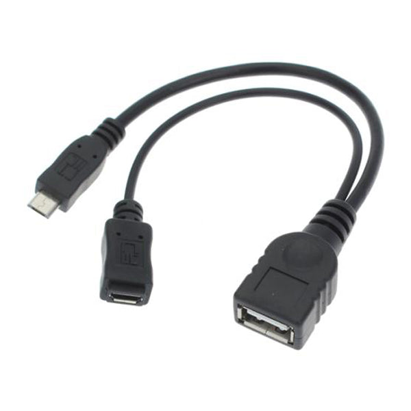 2 in 1 Femal OTG Plug To Male Micro USB Adapter Tablet Cable For Tablet