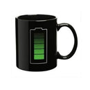Magic Battery Morph Porcelain Temperature Color Changing Mug Cup
