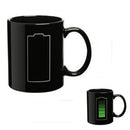 Magic Battery Morph Porcelain Temperature Color Changing Mug Cup