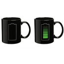 Magic Battery Morph Porcelain Temperature Color Changing Mug Cup