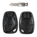 REMOTE KEY FOB PLIP SHELL CASE 2 BUTTON FOR RENAUTL TRAFIC