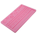 Pastry Cake Fondant Decorating Silicone Flower Bowknot Mold Mould Embossing Pad