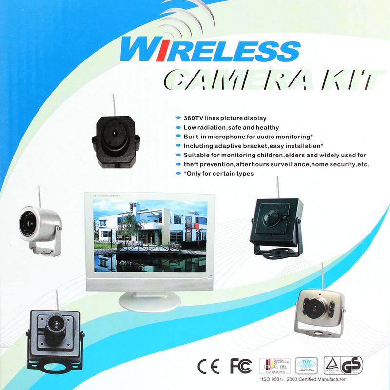 1.2G Wireless Camera Kit Radio AV Receiver With Power Supply