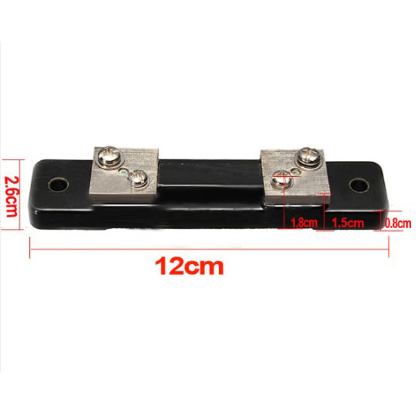 1PCS FL-2 50A 75MV DC Current Shunt Resistor For Ampere Panel Meter