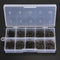 ZANLURE 500pcs 10 Sizes Freshwater Sea Fly Fishing Tackle Hooks With Box