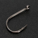 ZANLURE 500pcs 10 Sizes Freshwater Sea Fly Fishing Tackle Hooks With Box