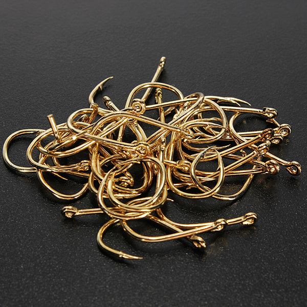 ZANLURE 500pcs 10 Sizes Freshwater Sea Fly Fishing Tackle Hooks With Box